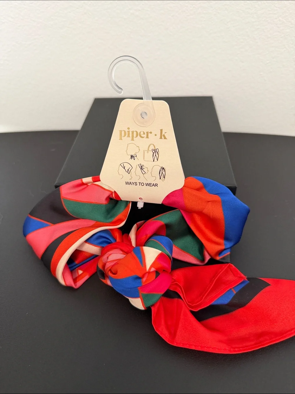 Piper K | Geometric Modern Bold Classic Color Block Scarf